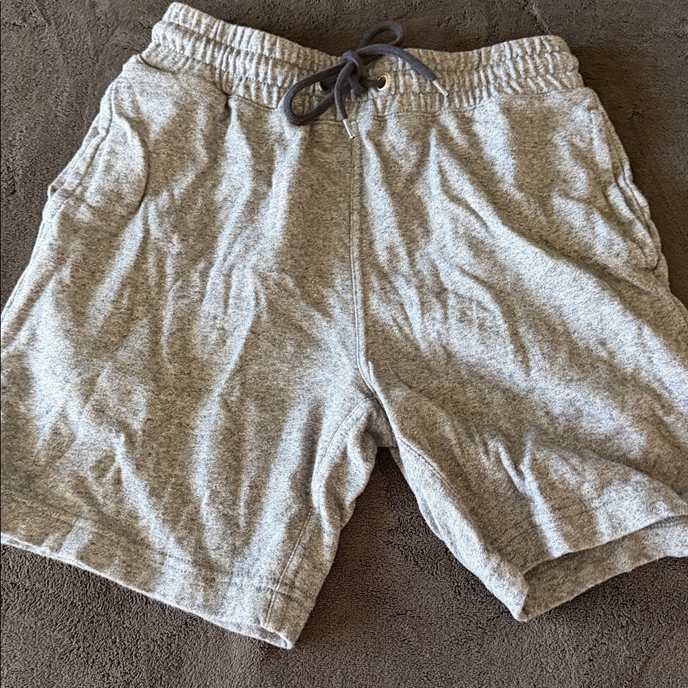 Gray/blue Drawstring Shorts